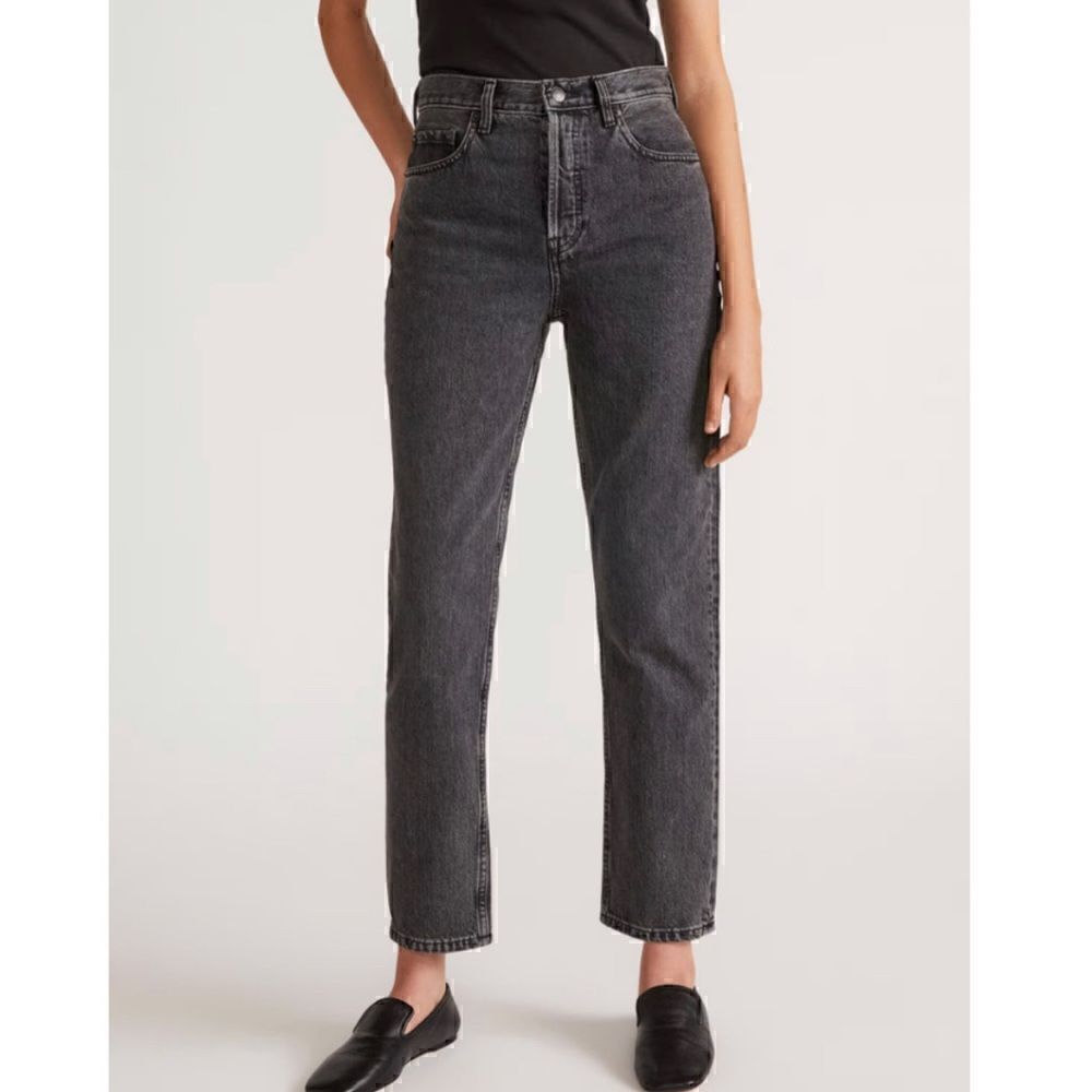 Everlane the 90s cheeky jean washed black organic cotton